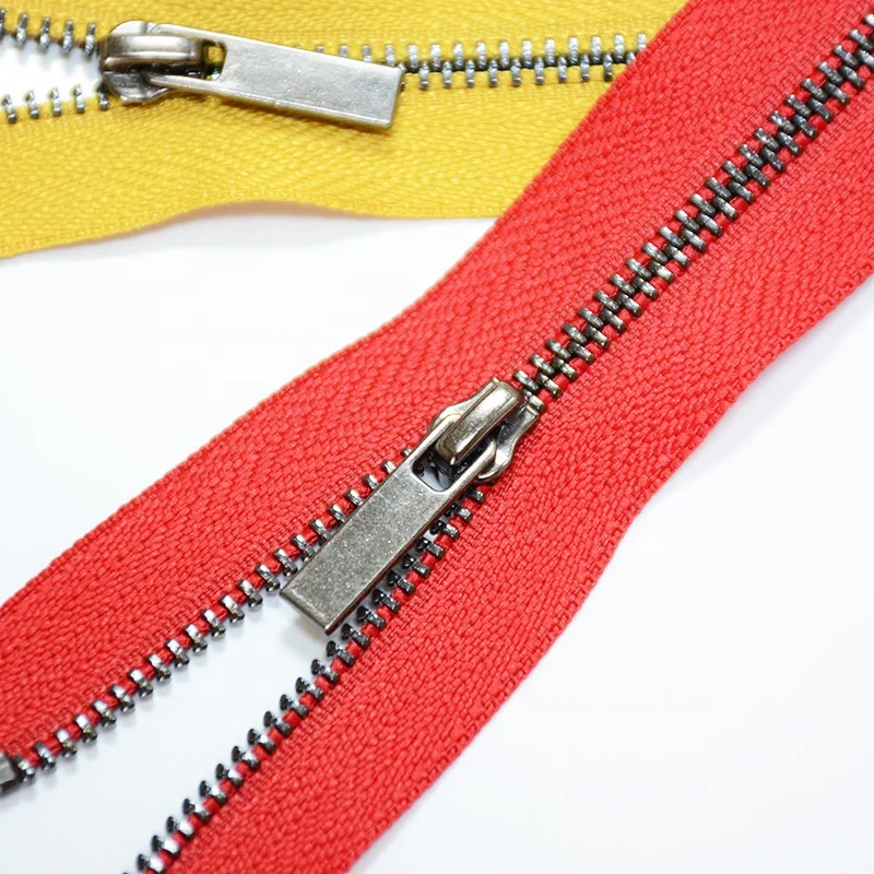 Jeans Zippers for Pants # Color Close-end Heavy Duty Metal Zipper Wholesale 3 Brass Zip Company Fashion Auto Lock Hiking Shoes