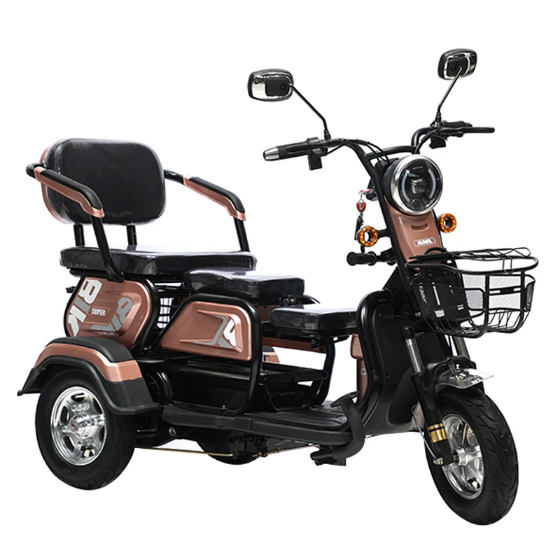 3 Wheel Motorcycle Tricycles With Triciclo Fat Tire Electric Tricycles Bicycle Scooters Vehicles 3 Wheel  Velo Electrique