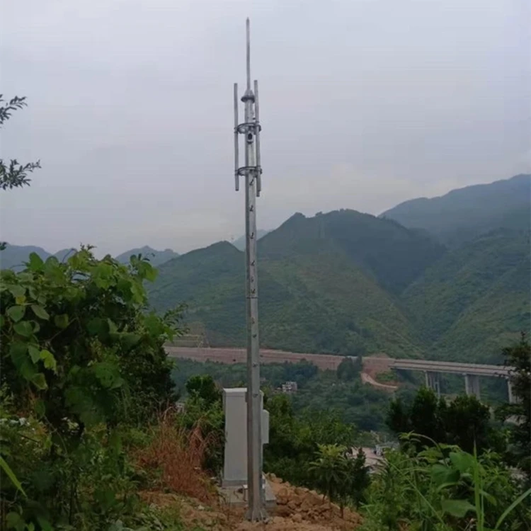 20m 25m 35m 40m 45m 55m 60m 65m 70m 75m 80m Manufactures Communication Equipment tube pole Steel Monopole Tower telecom mast