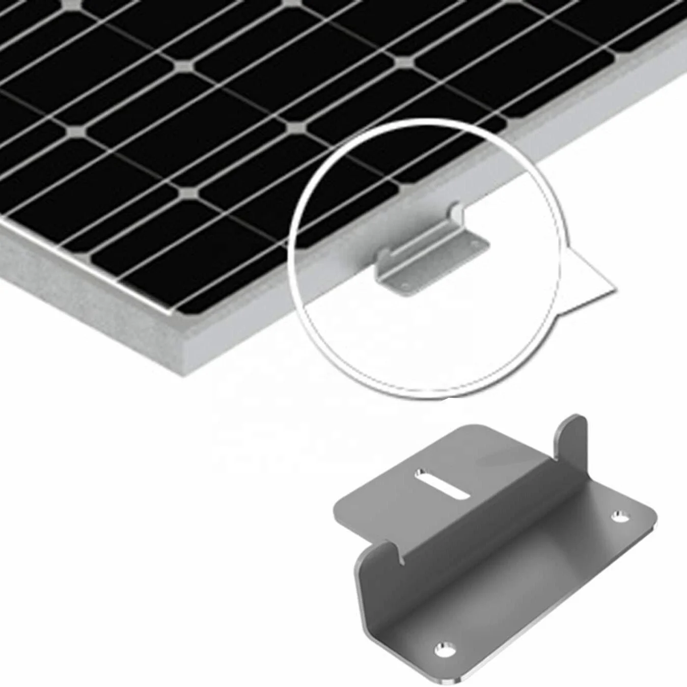 Solar Panel Mounting Bracket Aluminum Solar Panel Z Brackets Roof Solar Panel Bracket Kit for RV Boat Wall Caravans Yacht