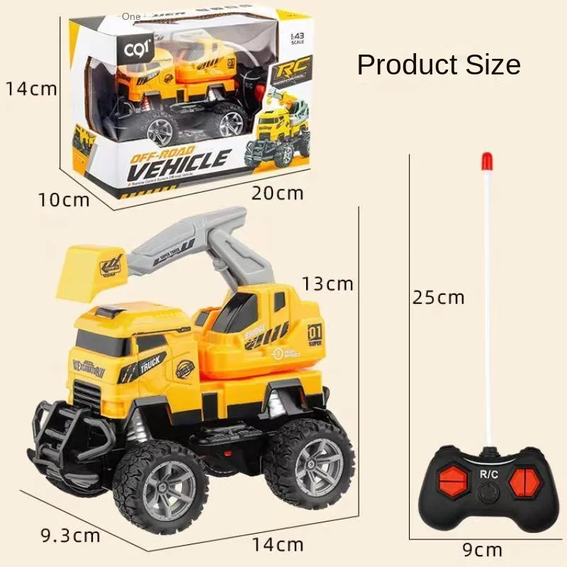 High Quality Electric Remote Control Digger Excavator Crane Kids Toys Toddler Car  Electric Toys For Boy Gift