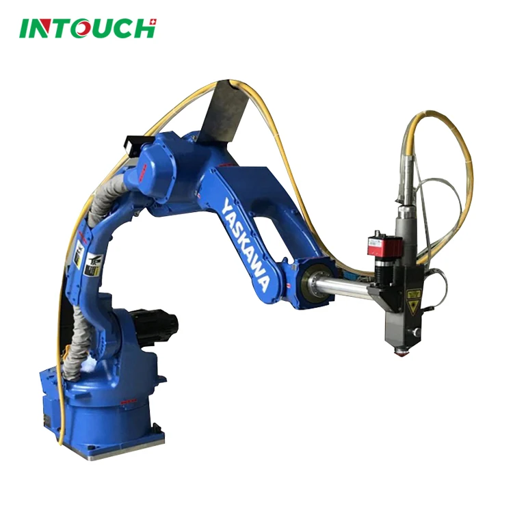 Yaskawa Automatic Fiber Laser Cutting Machine 200W 3000W 6000W With High Accuracy 6 Axis Robot Arm