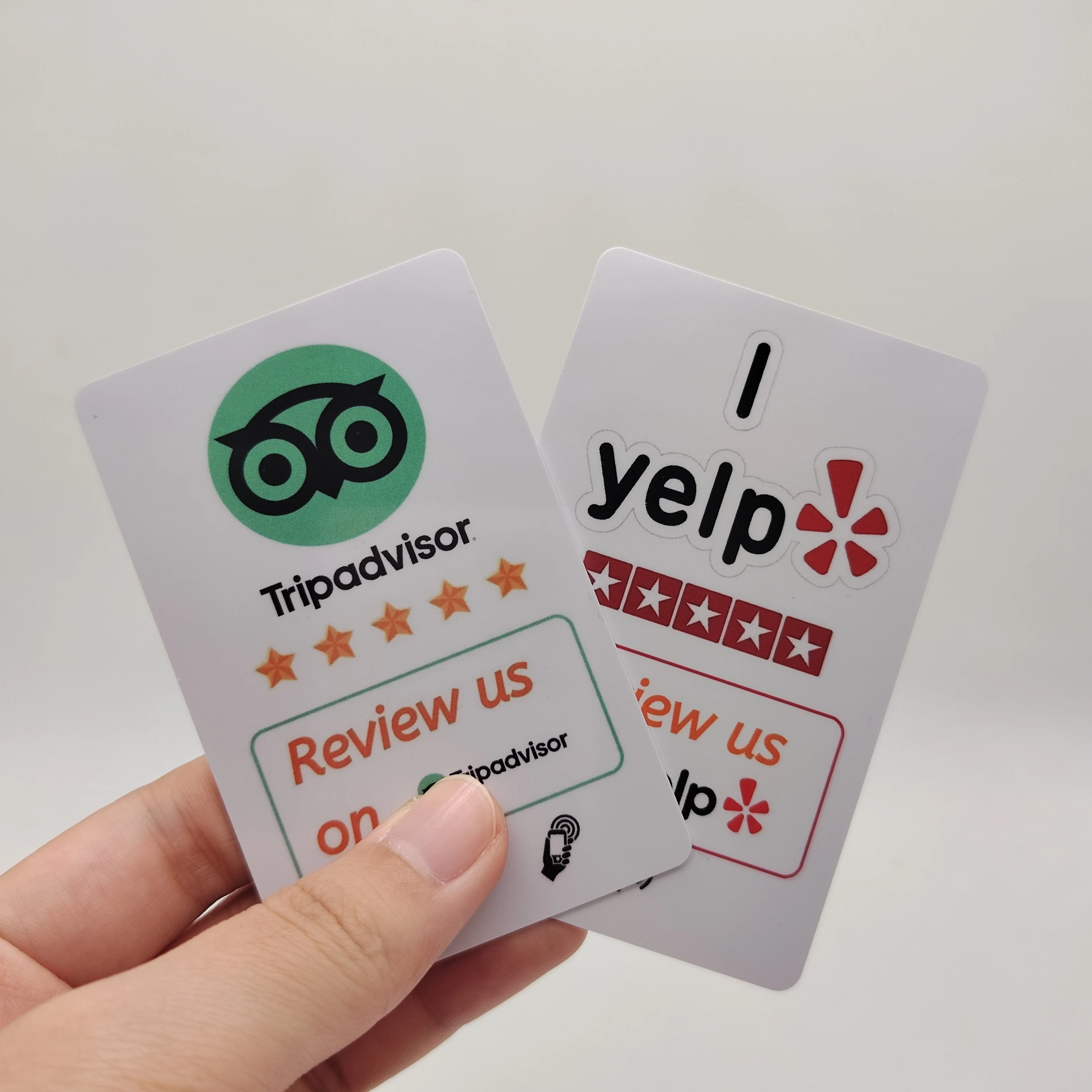 Digital Printing NFC WhatsApp business card with QR code with NTAG 213 Programmed Card for marketing