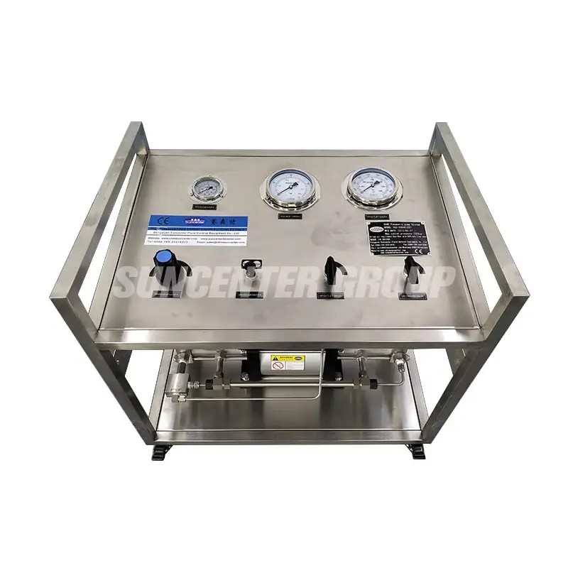 High-Pressure Air-Driven Gas Booster Pump Oxygen Transfer System