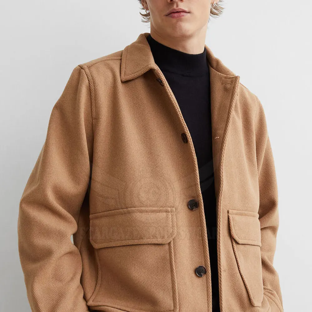 Latest Style Men Wool Jacket Wholesale Men Wool Jacket Best Selling Wool Jacket