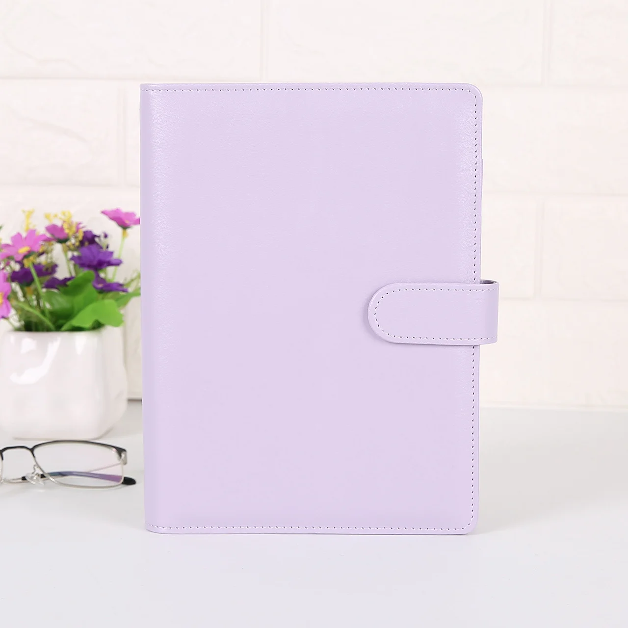  Цена по прейскуранту завода A5 A6 PU кожаный переплет Бизнес дневник планировщик Обложка для ноутбука Макарон спиральный с 6 кольцами