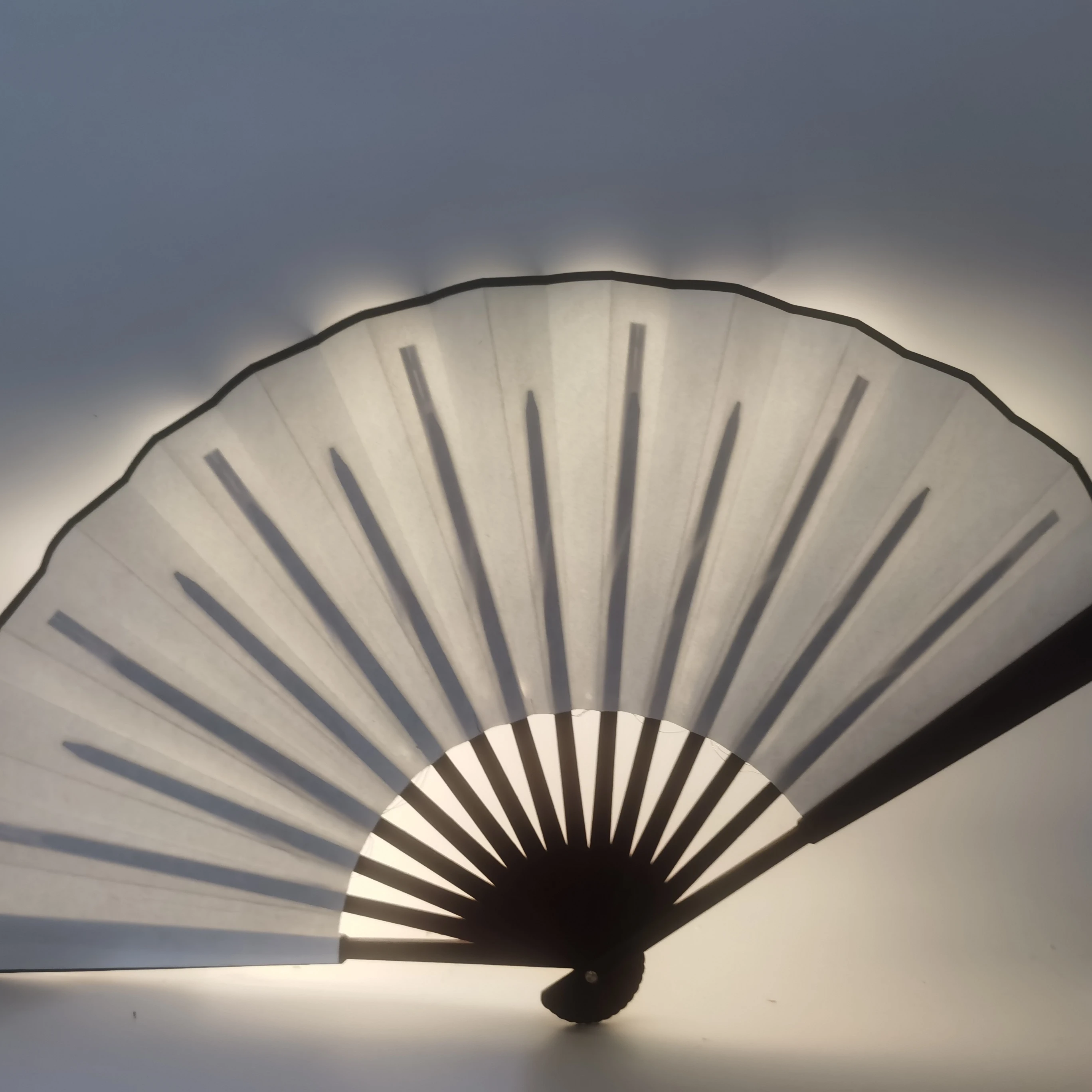 2023 New Decor Lighted Up LED Hand Fan Chinese Style Light