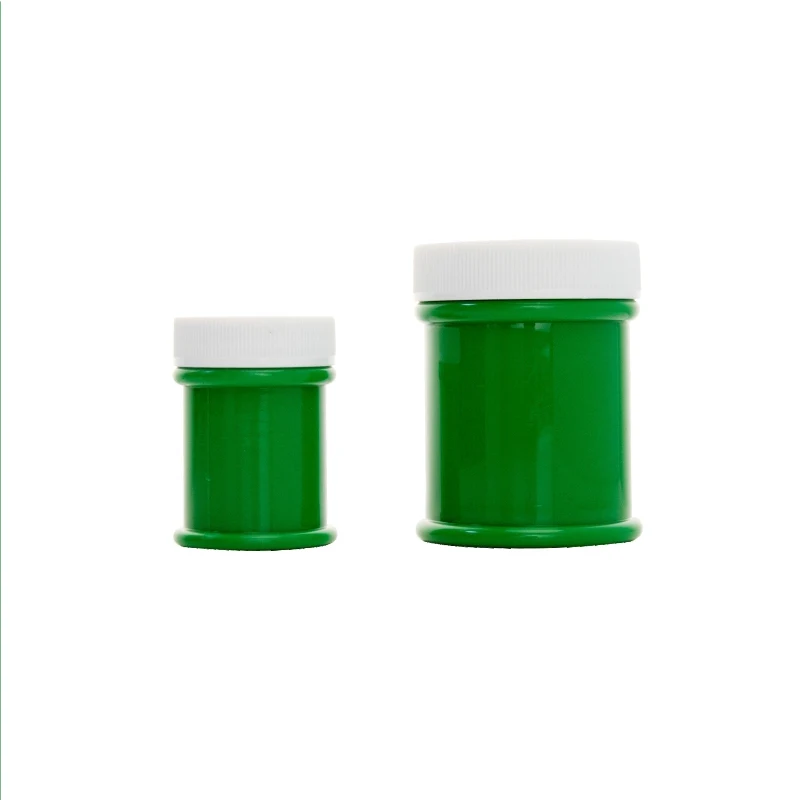1oz 30ml 80ml Plastic green Capsules Tablets Storage Jar Medical Pills Bottle Portable Ointment cream Jar wholesale