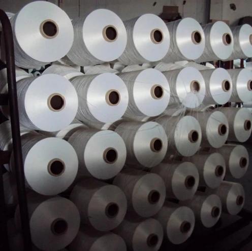 DTY China Factory Manufacturer 100% Polyester 150D/48F SD NIM RW White Polyester Textured Yarn for Knitting and Weaving