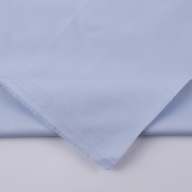 Сертифицированный Органический хлопчатобумажный текстиль Shaoxing, оригинальный цвет, гладкий крашеный спандекс, поставщики хлопчатобумажной саржевой ткани, в наличии