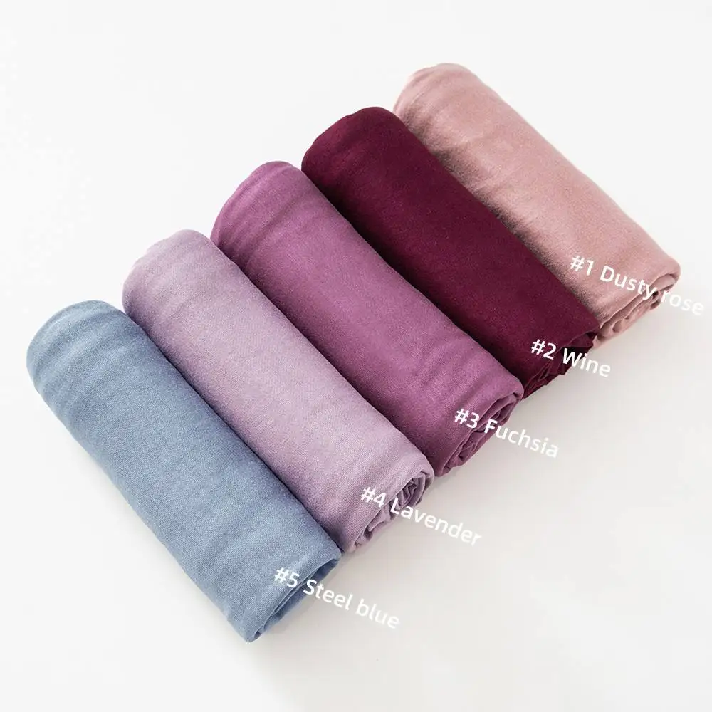 2024 Factory wholesale Muslim Hijab Modal Hat Dupatta Elastic Strap Base Hat Tied With Rope Solid Color Scarf Adjustable hijab