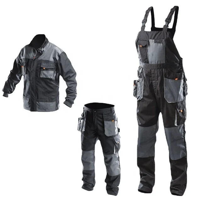 construction worker labor jacket and pant work suit work uniform cargo clothes work trousers