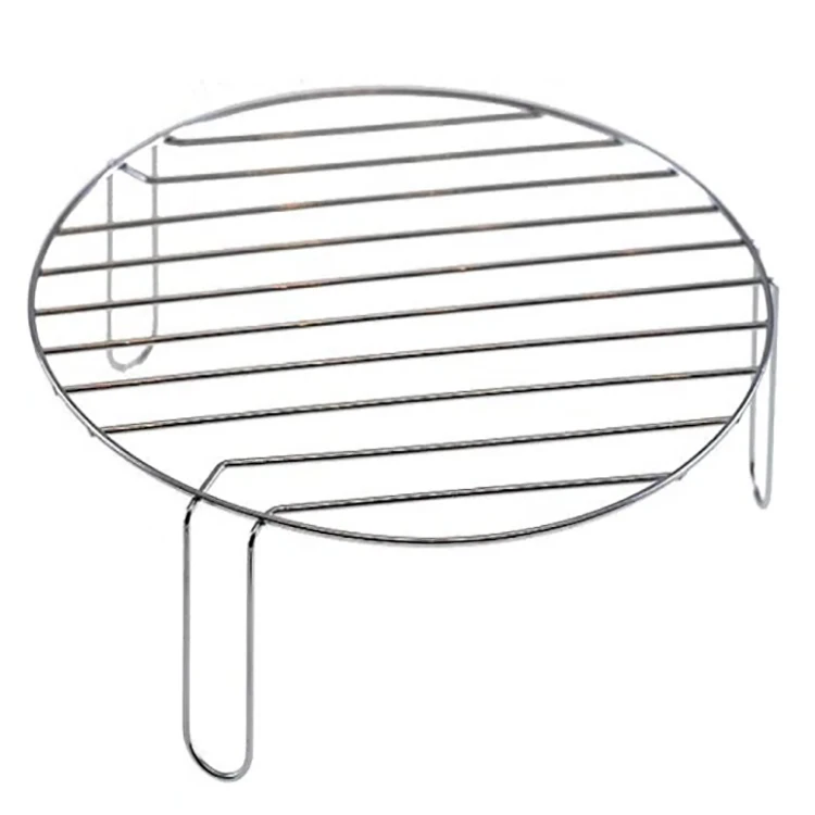 Metal Durable Rectangle Rounded Bbq Grill Grids Barbecue Wire Mesh