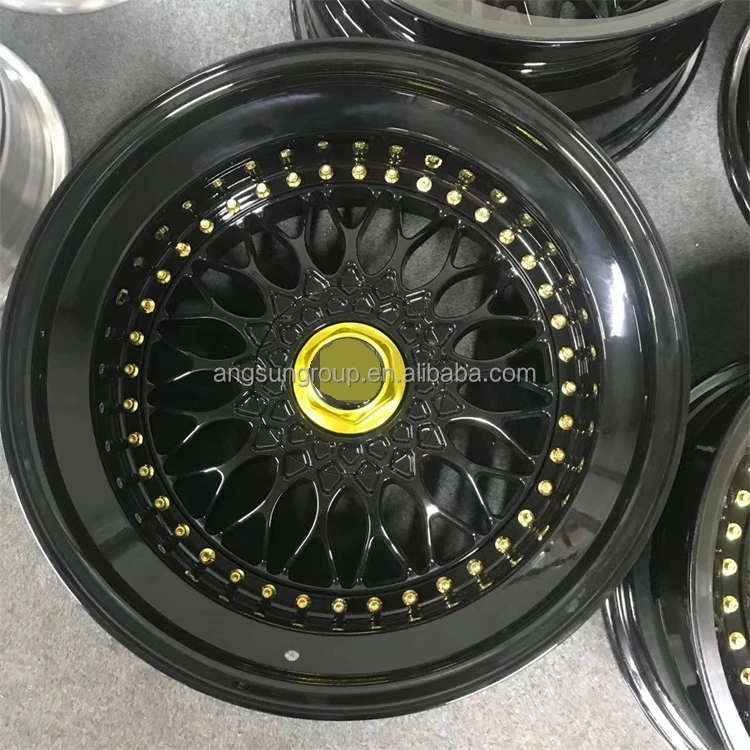 
Hot selling High quality 15 to 26 inch 3 pieces forged split wheel customized bbs rs alloy wheel for BMW e24 e30 e34 e36 e38 