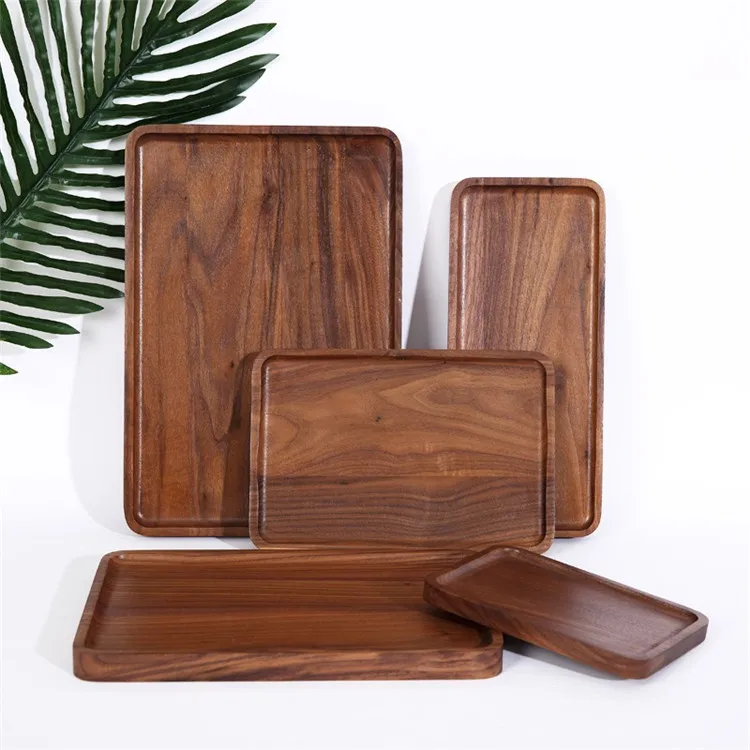 
Custom Manufacture Wholesale Wood Breakfast Serving Organizing Tray 