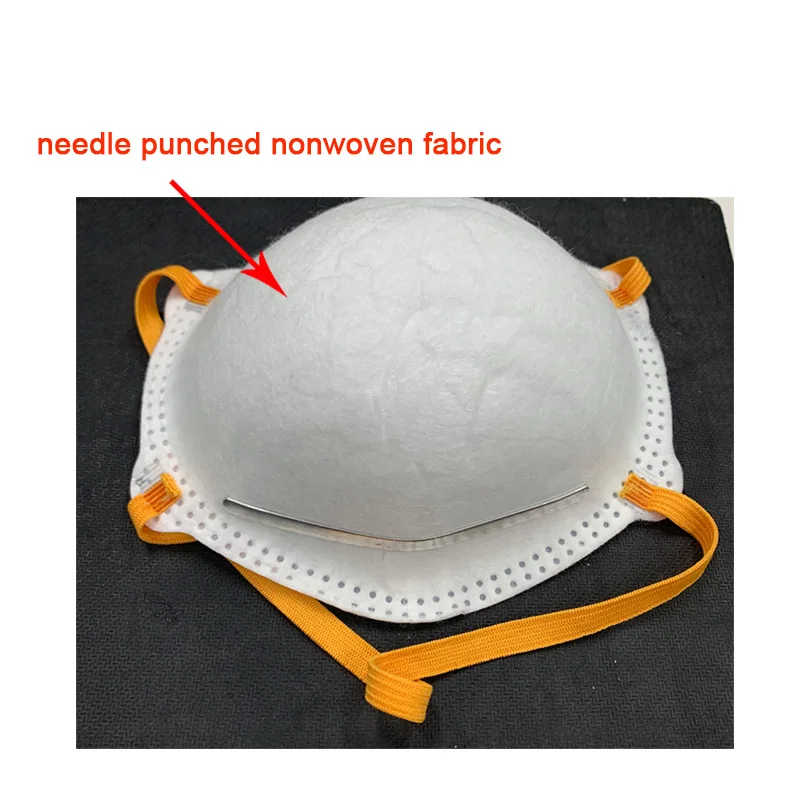 Factory Directly Sales Needle-punched Nonwoven Fabric For Medical FFP2 N95 OEM