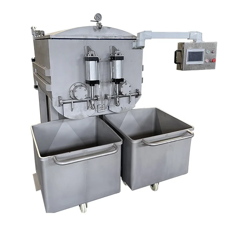 Stainless Steel Vacuum Stuffing Mixer Touch Screen Controller Adjustable Vacuum Mixer