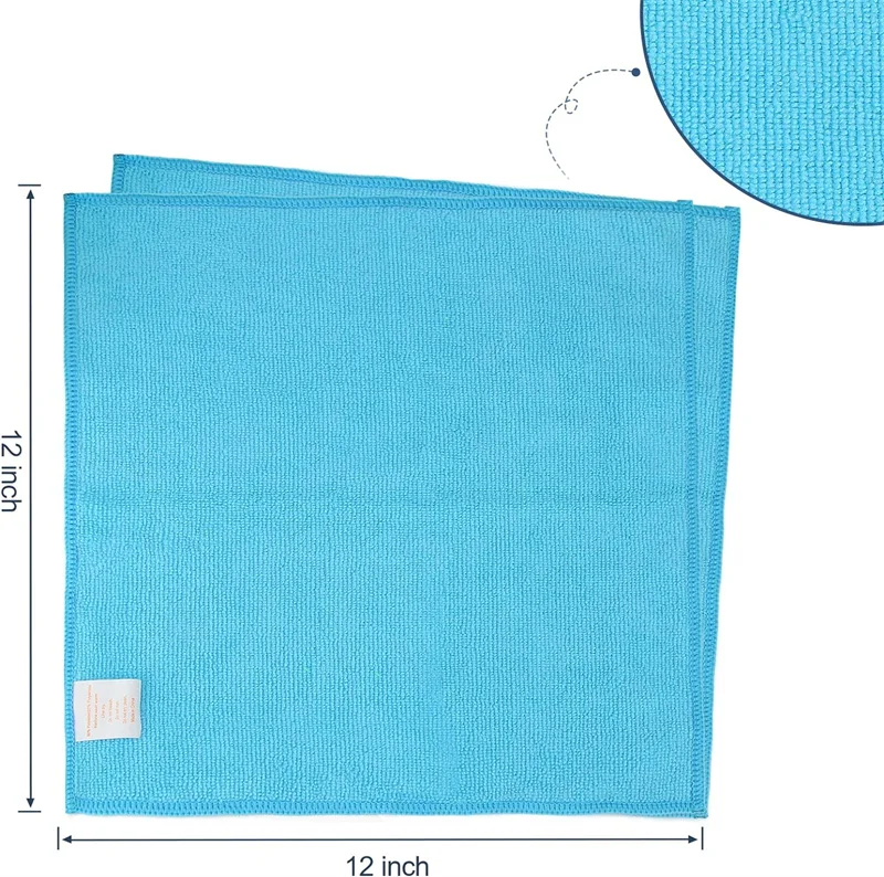 Wholesale Microfibre Colorful 200gsm 300gsm 30x30cm Drying Detailing Absorbent Soft Cleaning Cloth Towel for Car and Kitchen