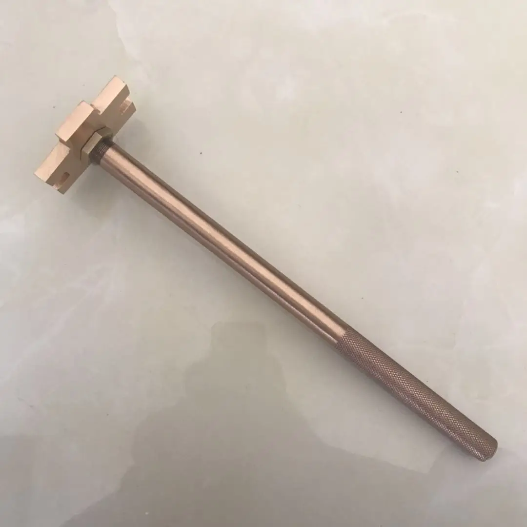 Explosion proof beryllium copper alloy bung wrench