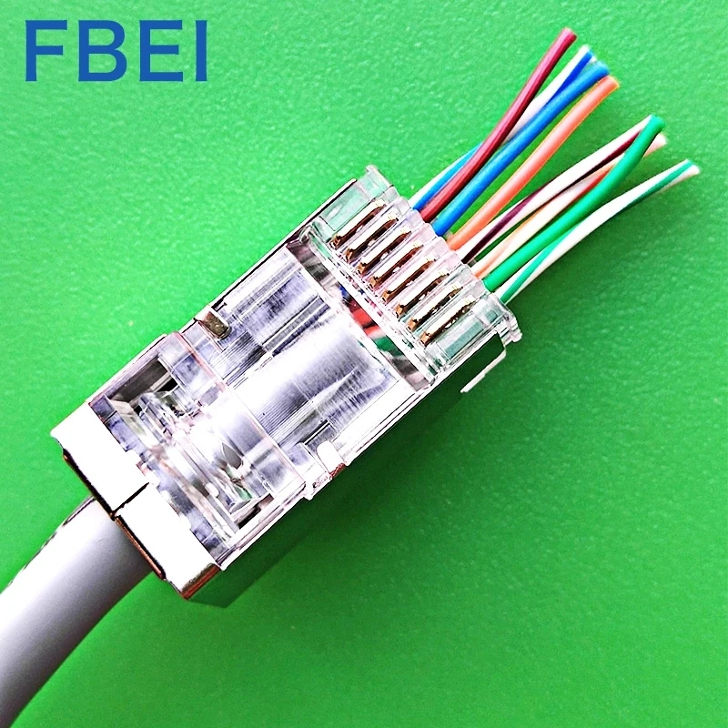 Разъемы EZ CAT6 RJ45 8p8c проходной