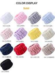 New Arrival Microfiber Scrunchies Washing Face Absorbent Towel Wrist Spa Washband for Women Prevent Liquid from Spilling