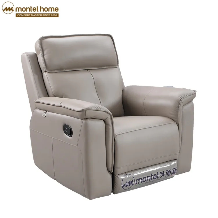 Unique Furniture High Back Sofas Living Room Grey Leather Sectional Sofa Recliner Modern Electric Sofa Set