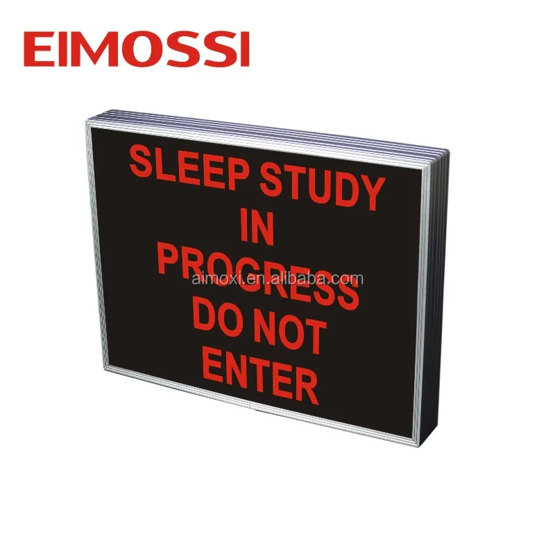 X-ray lead letters in use warning sign light