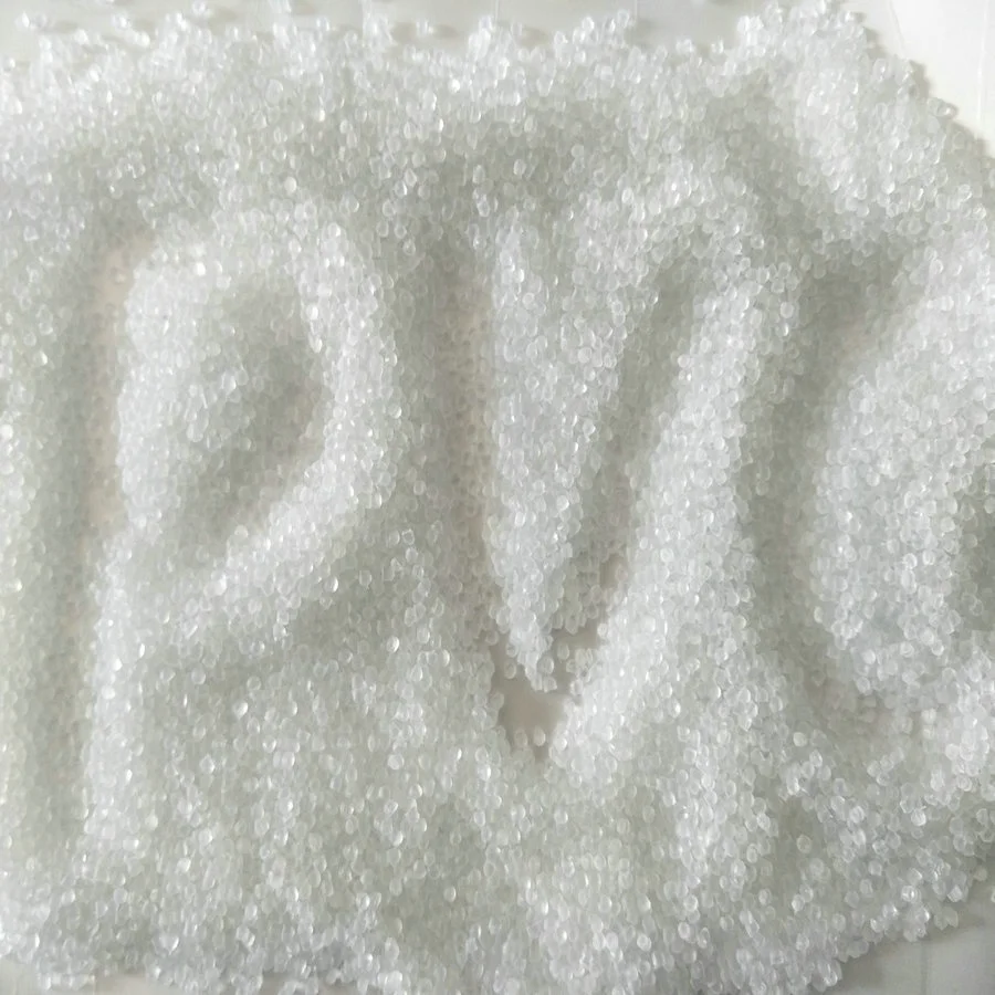 High performance natural pvc plastic raw material compound pellets transparent pvc granules 60-70A for shoes sole