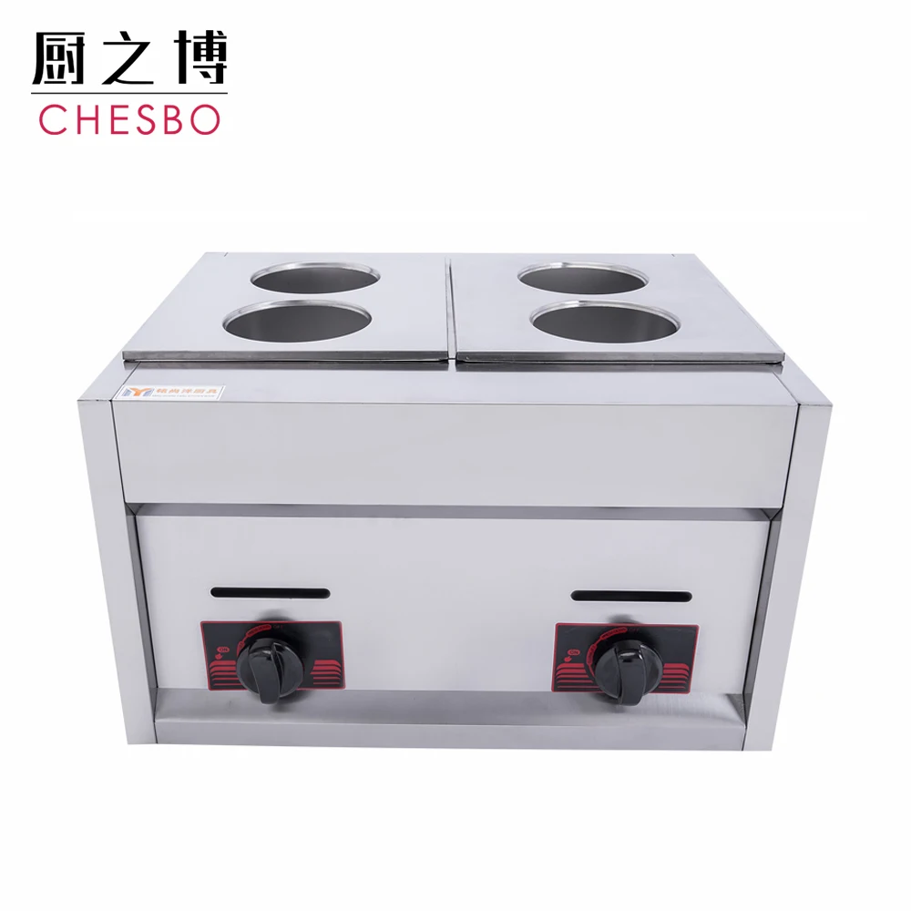 
Stainless Steel Cooker Pasta Cooking Machine 220V 4 Hole 10+10L 6+6L Pasta Cooker Noodle Boiler 