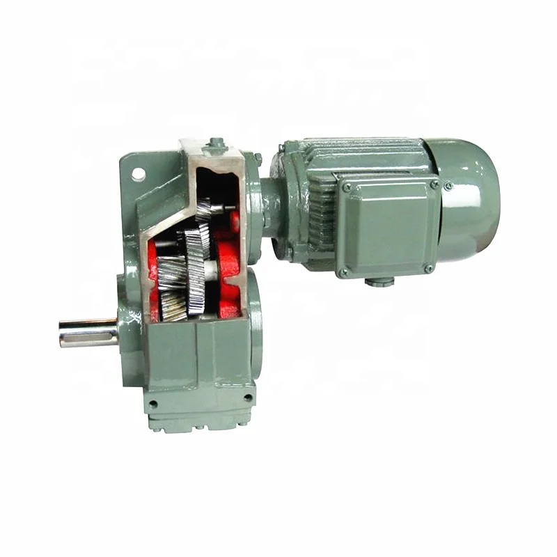 F motorized bicycle helical gear transmission gear motor from China