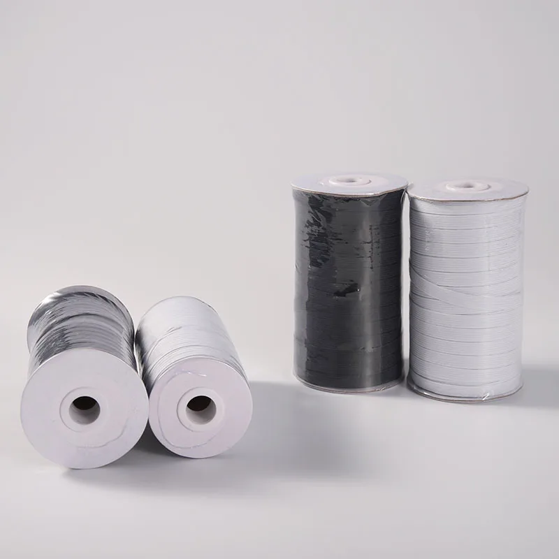 Webbing 3mm  5mm 6mm 8mm 10mm 12mm Flat Elastic Cord Band Flat Elastic Rubber Rope
