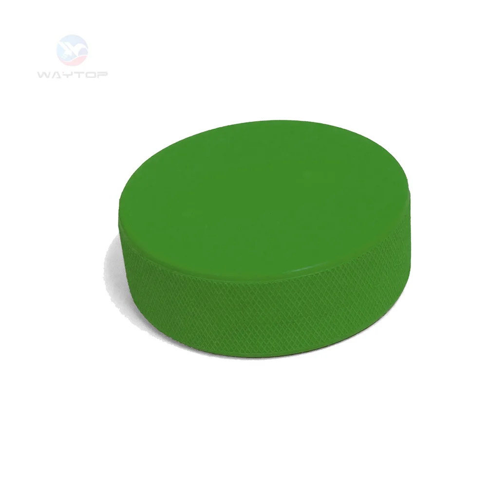 Colorful customized printing rubber ice puck hockey puck