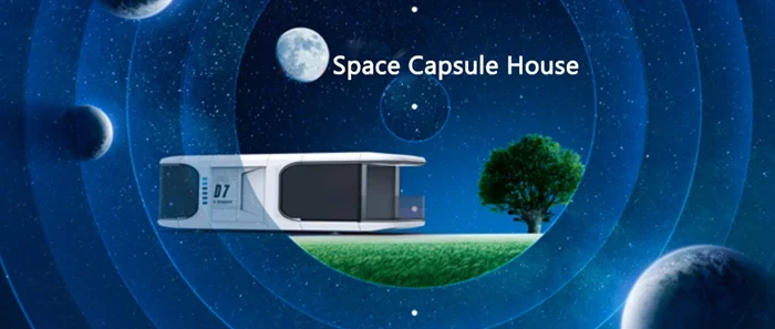 China Custom Future Home Prefab Tiny Modular Container House Space Capsule Factory for Sale