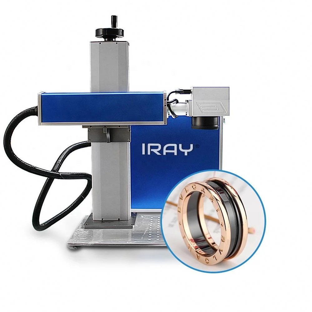 Widely used laser printing machine on metal portable fiber laser marking machine Raycus laser device