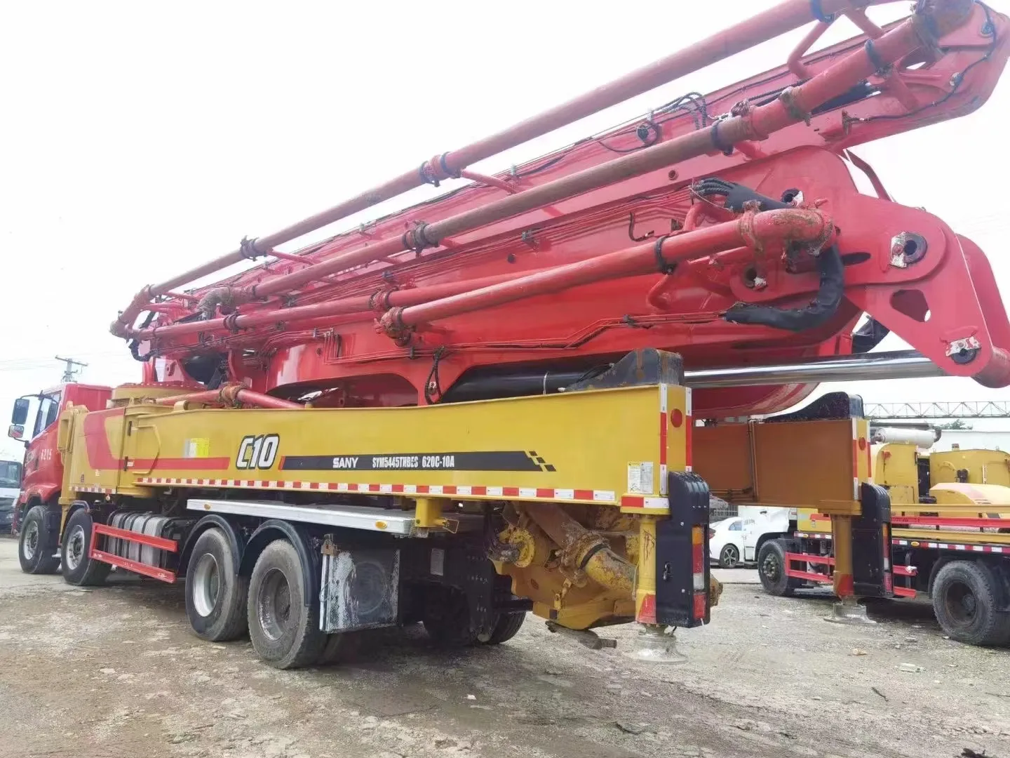 Hot selling 2020 concrete pump truck 62m 56m 49m truck mounted concrete pump used pump truck