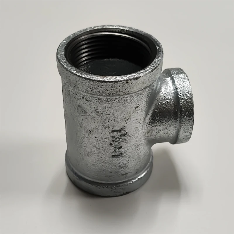 gi tee 2 inch junction threaded zinc pipe ductile iron fittings manufacturing