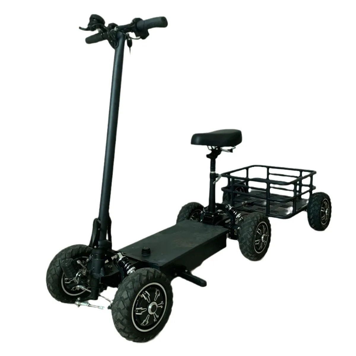 US/EU warehouse Dual Motor 4-Wheel Foldable Electric Scooter for Adults and Elderly with High Speed Mobility Wheelchair Scooter
