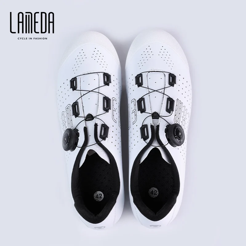 Red Hot Shoes For Bicycle Scarpe Da Bici Womans Mountain Bikeing Clip-In Shoes