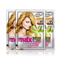 Hair Shampoo Instant Shampoo Form Hair Color with New Ylofang Olive Black Herbal Ingredients Normal Shampoo Easy Coloring 30ml