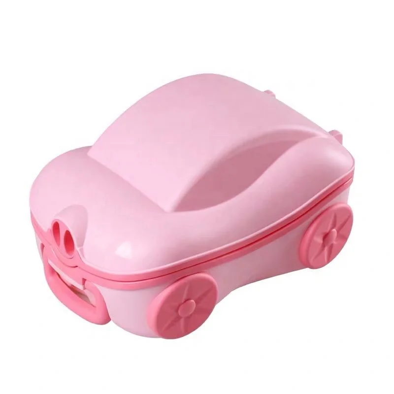 plastic kids pee potty baby training toilet chair for travel car portable toilet seat