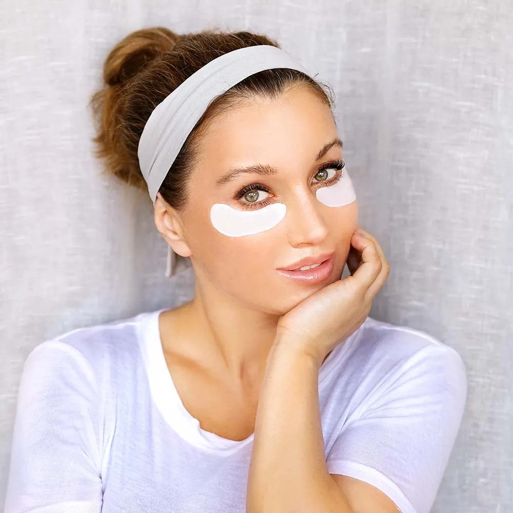 Private Label Silicone Eye Patches Anti-Wrinkle Reusable Eye Gel Pads Masks Patches Pads Overnight Under Eye Masks