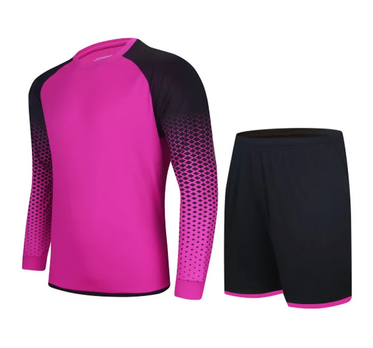 Износостойкая Футбольная форма вратаря на заказ мужская футбольная тренировочная с длинным рукавом