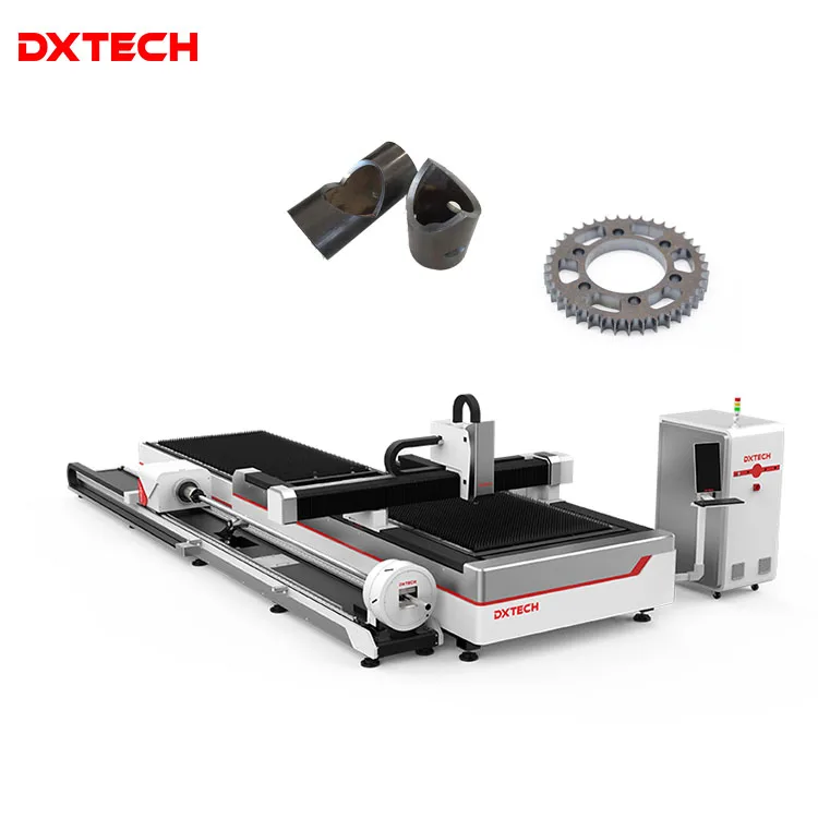 Dxtech 3000W 4000w Exchange Table Fiber Laser Cutting Machine Raycus Laser Raycus Water Cooling System Sheet Metal 1000w 1500w