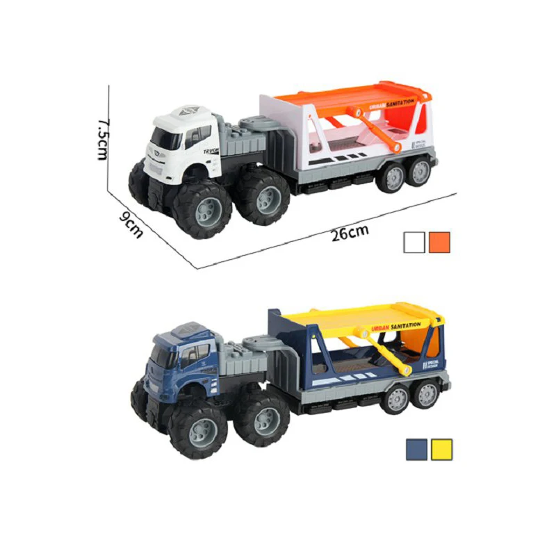 Hot Selling Toy Truck And Trailers Set High Quality Vehicles Model 2 Assembled Alloy Metal Toy Car Set Diecast Toys