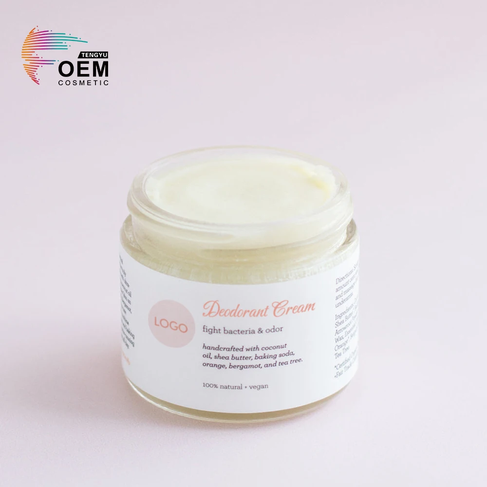 Natural Organic All Body Coconut Lasting Odor Control Aluminum Free Underarm Antiperspirant Invisible Body Deodorant Cream