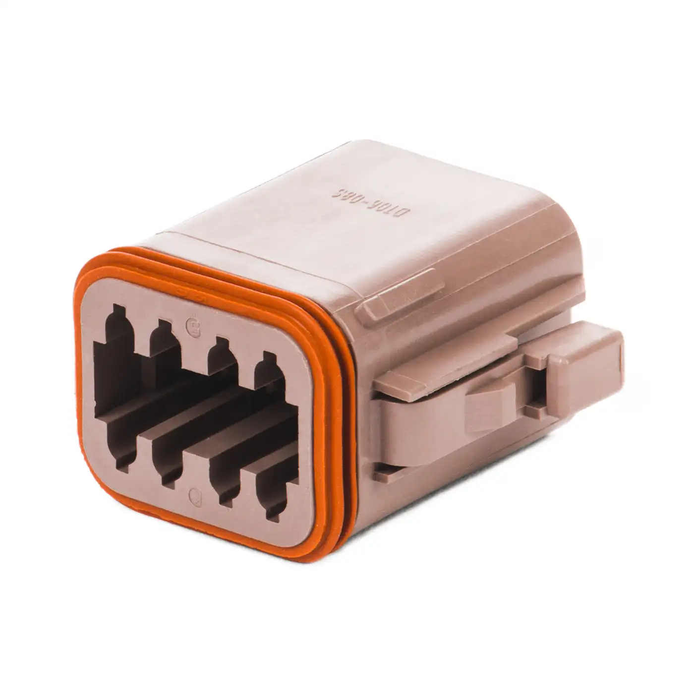 Wholesale Automotive Female Deutsch  DT Series 8 Pin Waterproof Connector Brown DT06-08SD