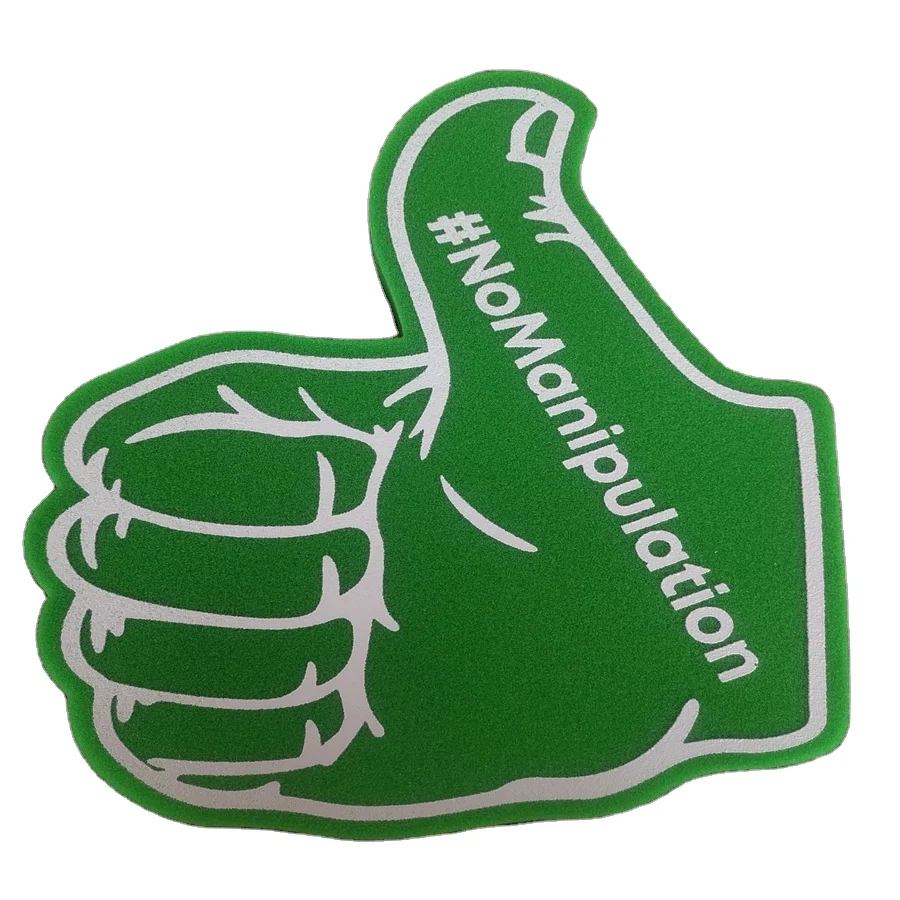 Cheering finger thumb up eva foam hand