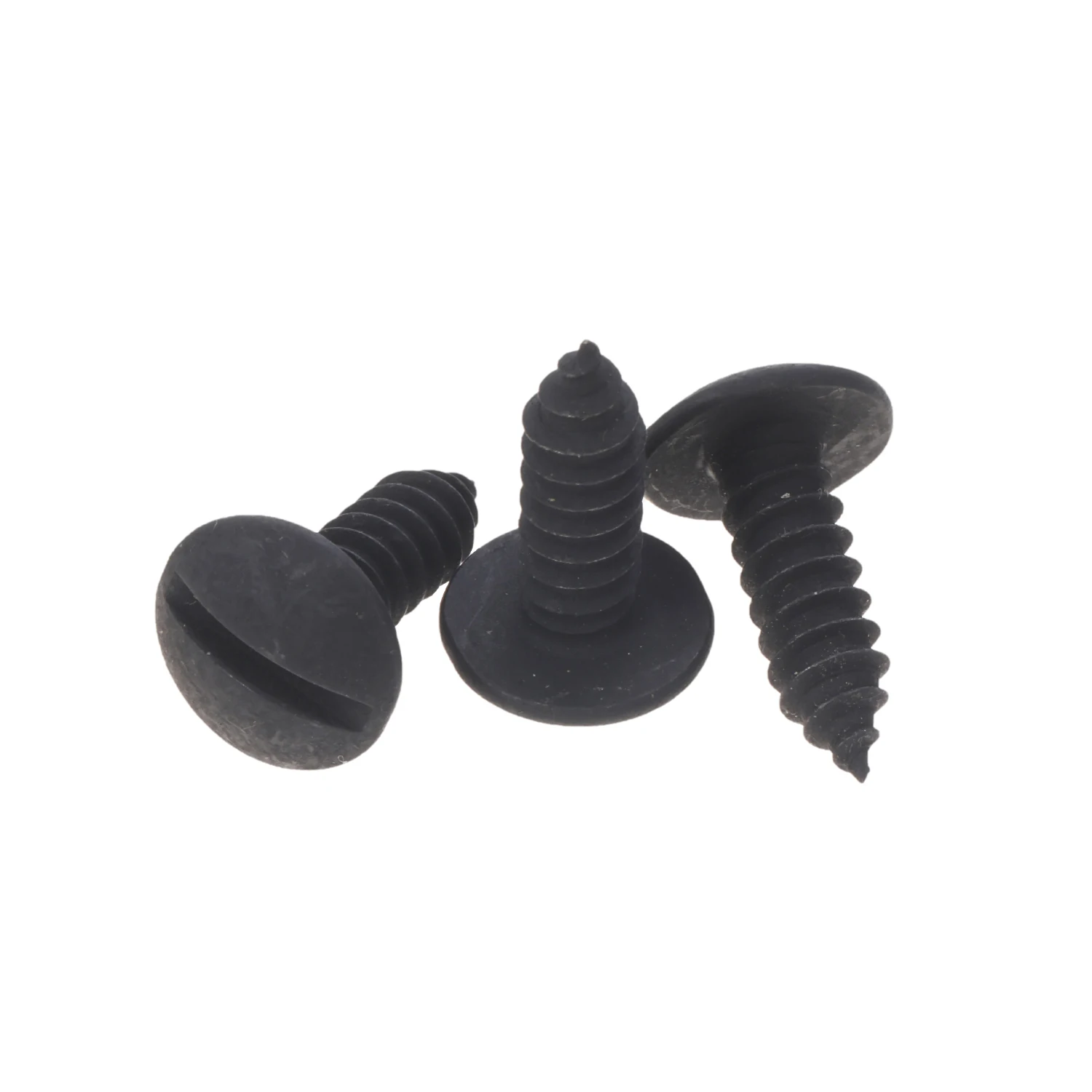 China manufacturers wholesale 3mm m2 m3 m4 m6 m8 phillips pan head screw black self tapping screws for plastics