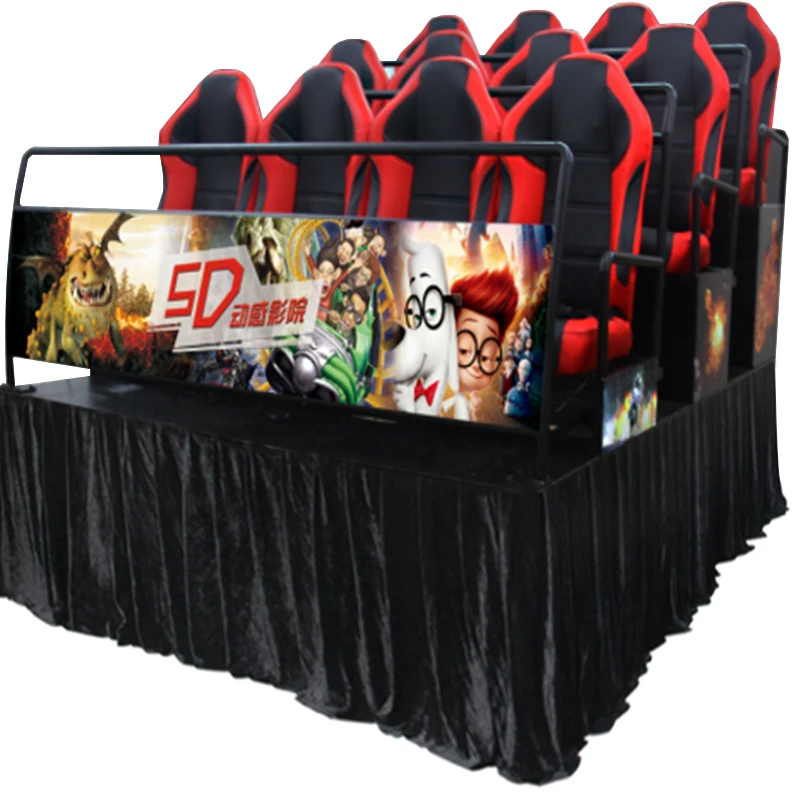 Коммерческий Vr игровой симулятор кинотеатр 5d 6d 7d для тематического парка