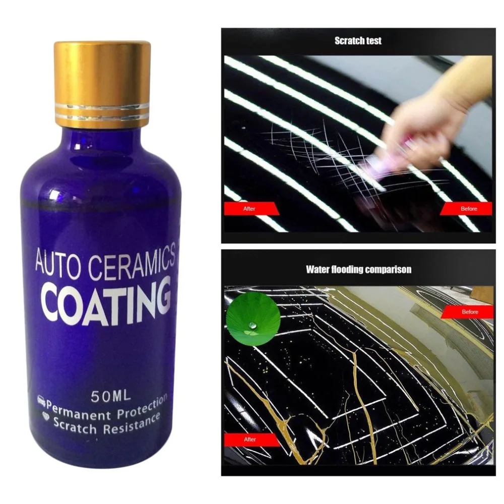 New brand  Mr. Fix Upgraded 50 ML 9H Car Polish Liquid Ceramic Coat Super Hydrophobic Coating Crystal  Auto Detailing Glasscoat